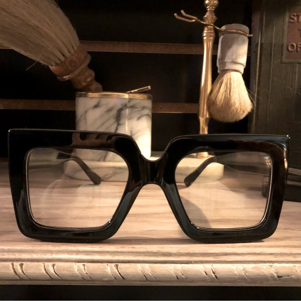 Oversized cat eye glasses frames